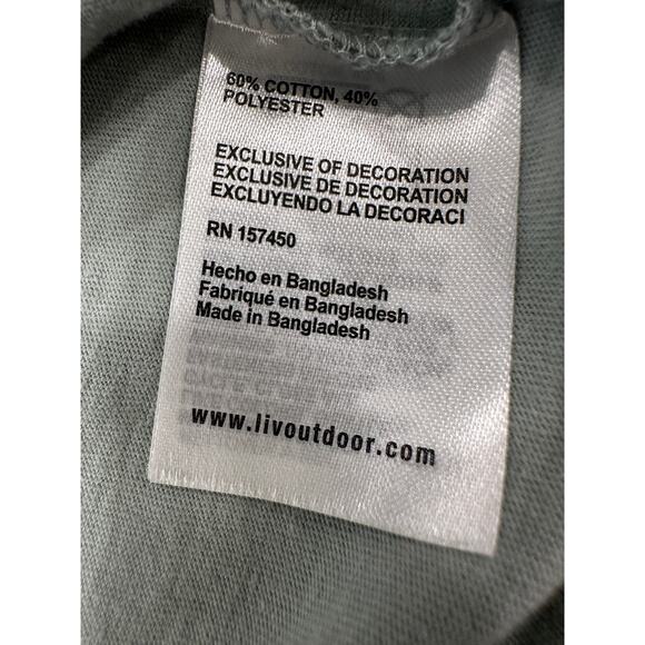 Liv Outdoor Rising Sun Graphic Flow T-shirt Sz Women's Large Cotton Tee NEW - Picture 8 of 10